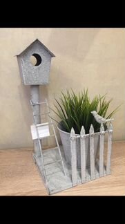 Кашпо новое Горшок для цветов и растений Домик