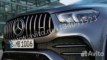 Решетка радиатора 53 AMG Mercedes GLE V167 черная