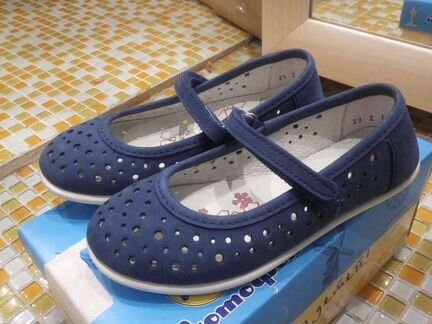 Новые легкие кожаные туфли Котофей