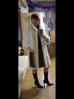 Шуба fellicci бобрик стриженный italy