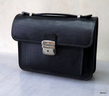 Мужская кожаная Барсетка