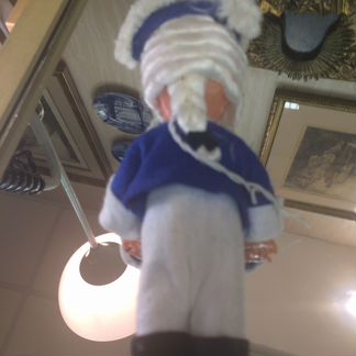 Кукла солдат антикварная пластик немецкая