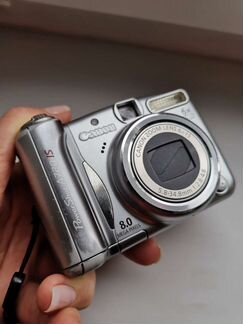 Цифровой фотоаппарат Canon с картой памяти и чехло