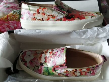 Слипоны gucci. Новые, оригинал. 38 размер