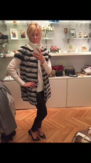 Жилетка кролик-рекс (под шиншилу)