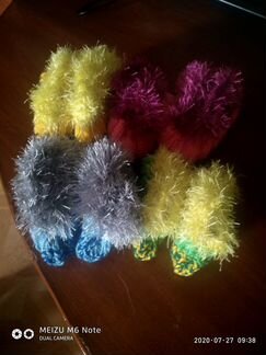 Вязанные тапочки