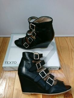 Туфли-ботильоны открытые