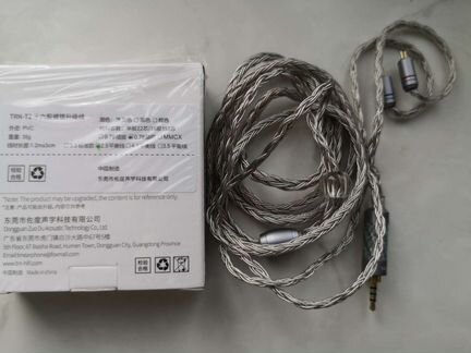 Hifi Балансный кабель TRN. 2pin, 2.5мм