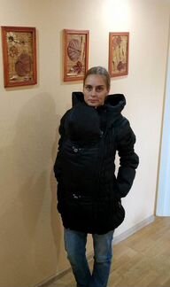 Слингокуртка демисезонная 3в1+для беременных.Новая