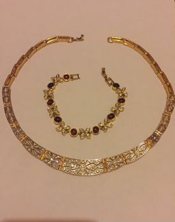 Колье и браслет Etalov Jenavi кристалл swarovski