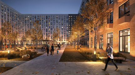 1-к квартира, 43.8 м², 6/33 эт.