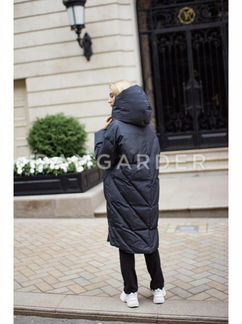 Пуховик одеяло новый серый стеганый зимний