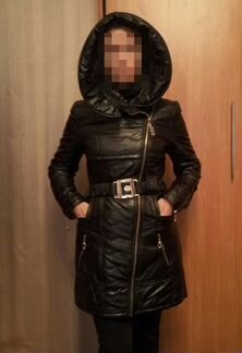 Пальто еврозима под кожу новое