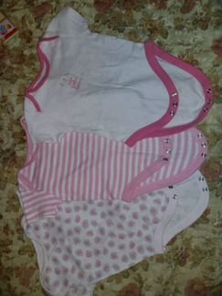 Боди Mothercare 3 шт - 9/12 мес