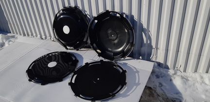 Колесные колпаки 22.5 Черные 2 перед + 2 задних