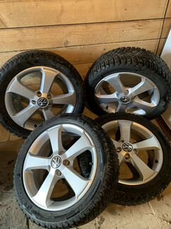 Литые диски Volkswagen зима Michelin 205/50r17