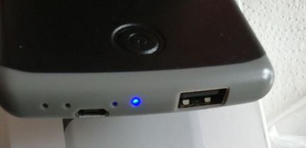 Внешний аккумулятор (пауэр банк) на 5000 мАч