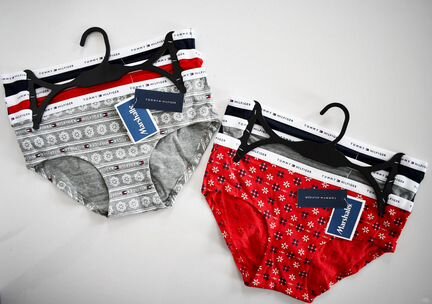 Комплект женских трусов 3 шт. tommy hilfiger. M