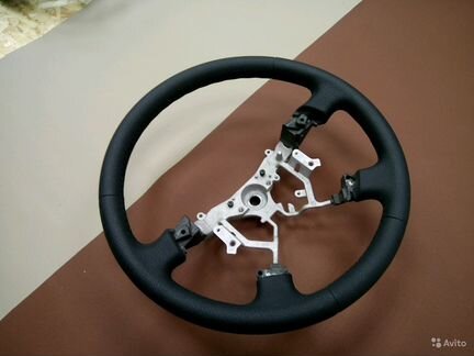 Кожаный руль Тойота Прадо / Toyota Prado 100/120
