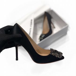 Туфли черные Manolo Blahnik