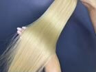 Волосы натуральные славянка блонд 60см