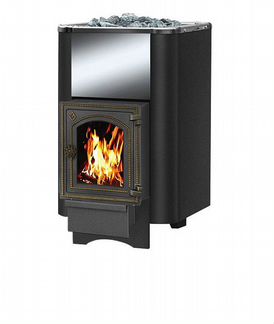 Чугунная печь везувий Сенсация16 Антрацит(дт-4С) б