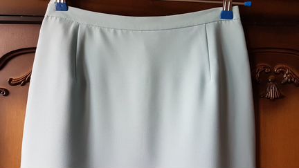 Юбка нежно-бирюзовая пэ-62, вискоза-33