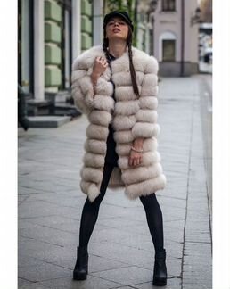 Шуба из песца