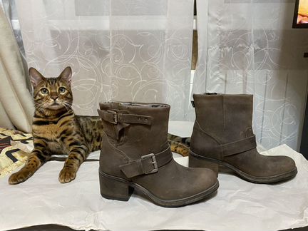 Новые Женские кожаные ботинки 36 размер