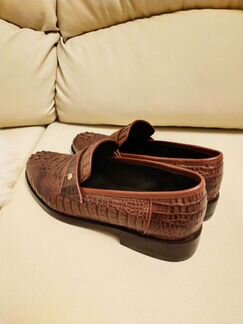 Новые Лоферы нат. Крокодил 40-41