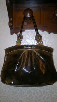 Итальянская сумка коричневого цвета