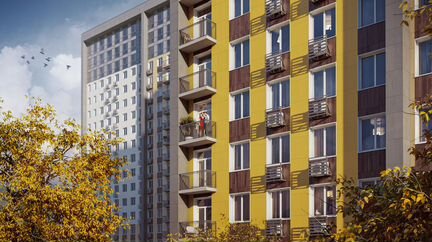 1-к апартаменты, 32.1 м², 12/18 эт.