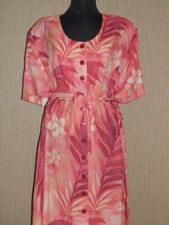 Платье р.56+ Германия натур.ткань длинное в пол