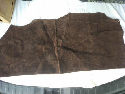 Кусочки натуральной замши