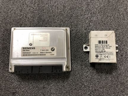Комплект DME+EWS Для BMW E46 E39 E83 M52TU