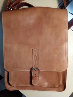 Кожаная сумка планшет юспла А4 Россия