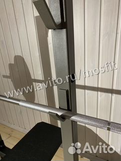 Скамья для жима + стойки + штанга