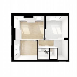 2-к квартира, 52.7 м², 6/24 эт.