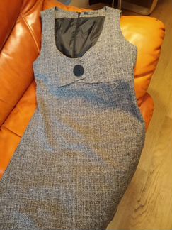 Тёплое платье, размер 48