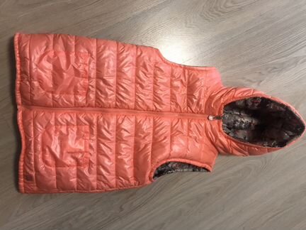 Жилет двухсторонний на девочку