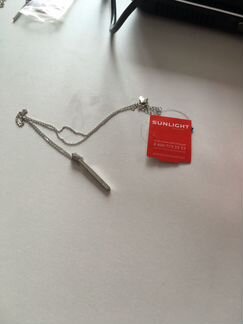 Серебряная подвеска Спичка sunlight