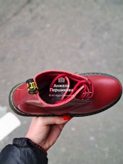 Dr. Martens Мартинсы Бордовые