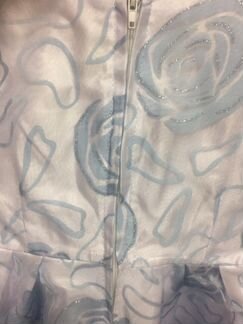 Платье голубое нарядное