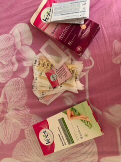 Восковые полоски veet