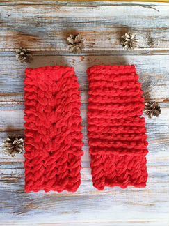 Митенки, повязка-чалма