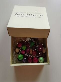 Дизайнерский браслет из камней Anna Slavutina