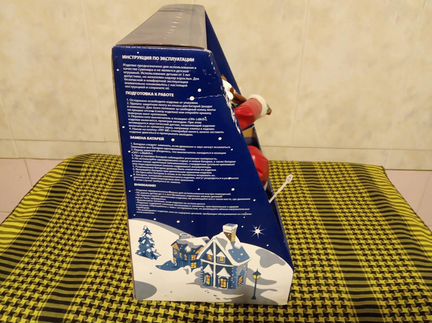 Дед Мороз на мотоцикле Санта Клаус байкер