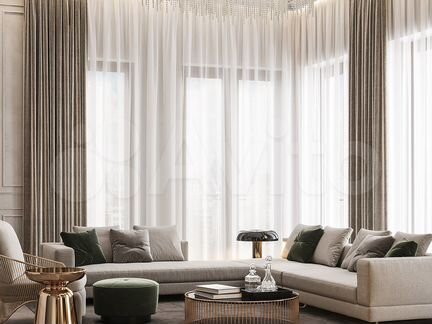 2-к квартира, 113.5 м², 6/17 эт.