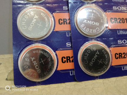 Батарейка литиевая Sony CR2016 3V