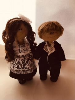 Кукла тильда первоклашка